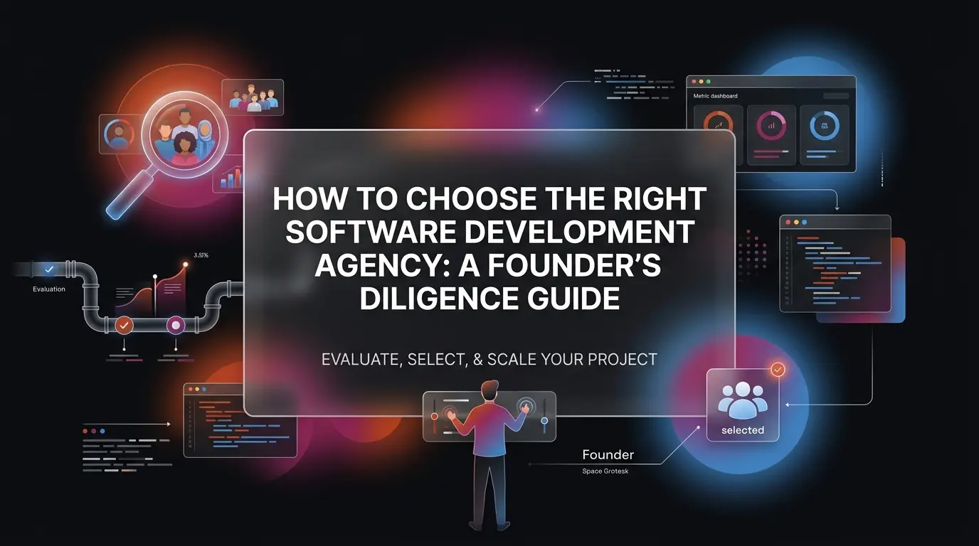 How to Choose the Right Software Development Agency: A Founder's Due Diligence Guide