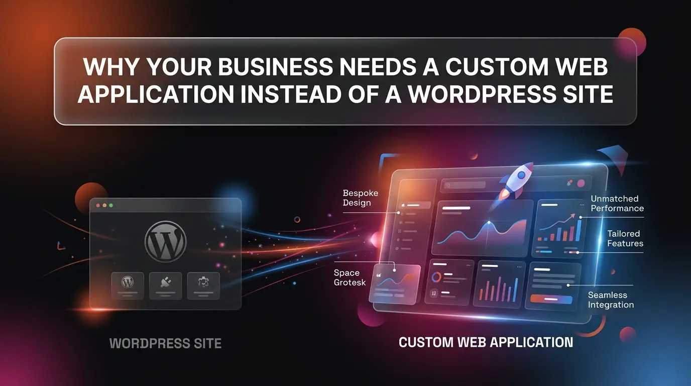 Why Your Business Needs a Custom Web Application Instead of a WordPress Site