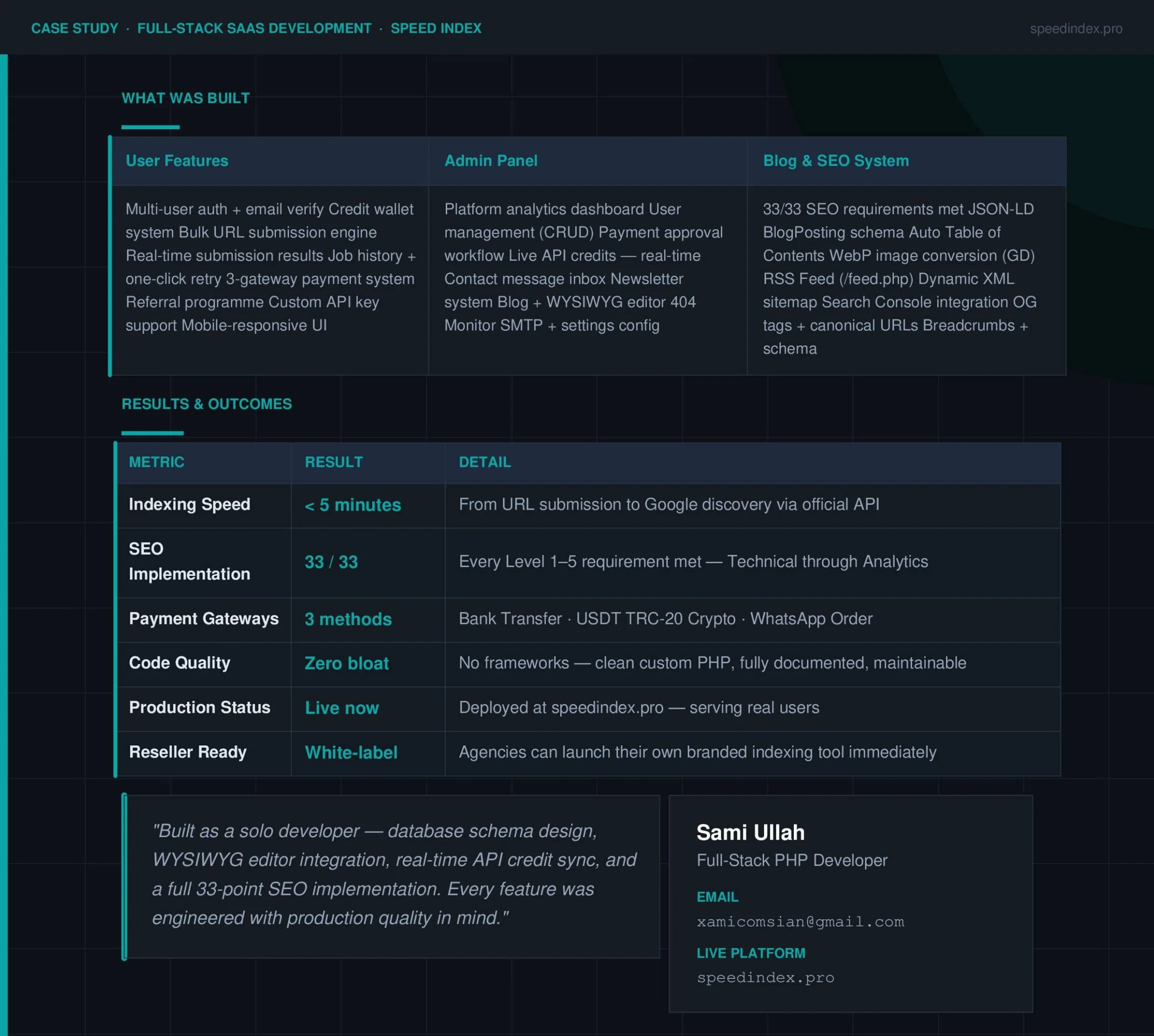 Core Architecture & Performance Metrics