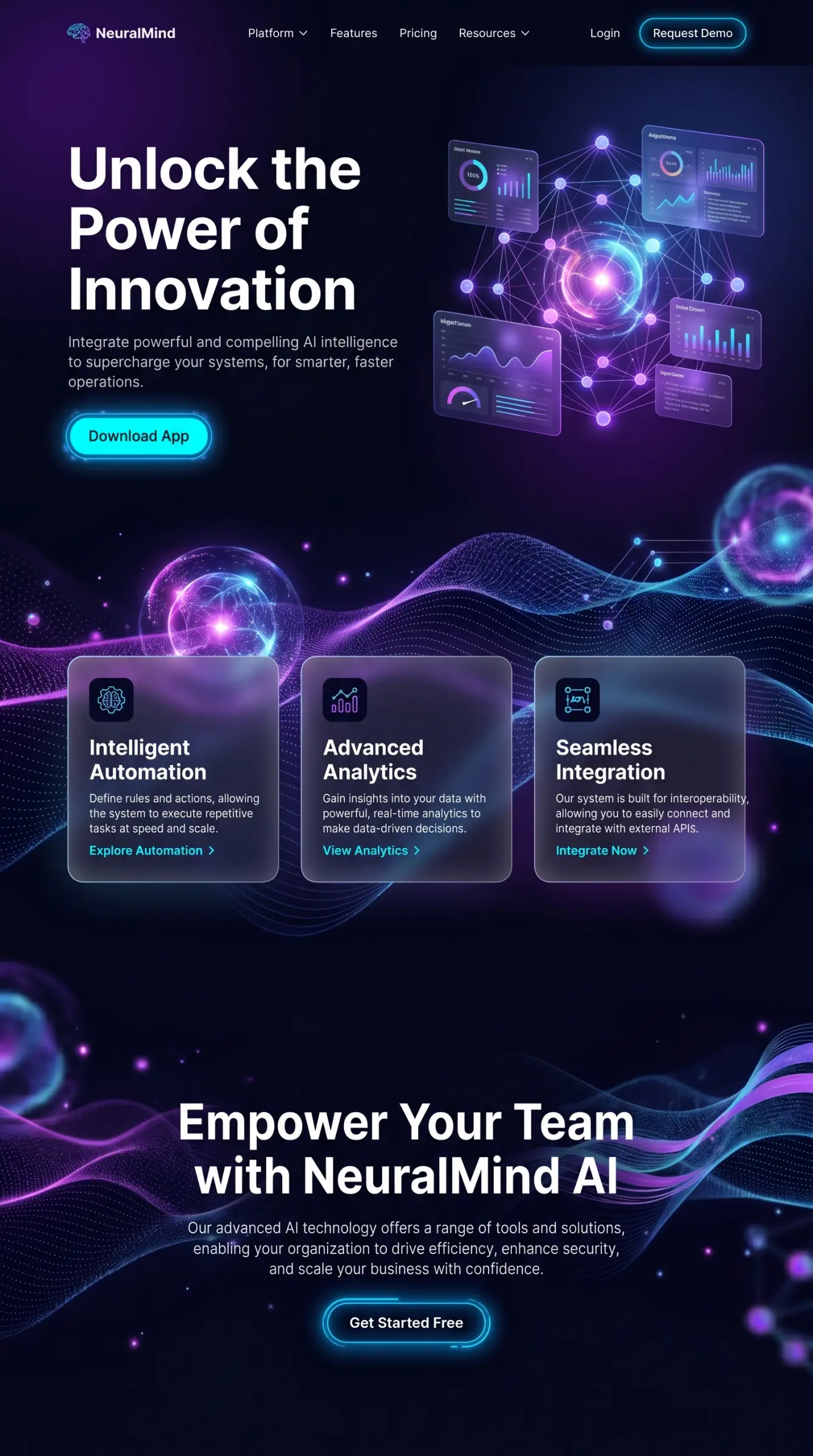 Main Landing Page