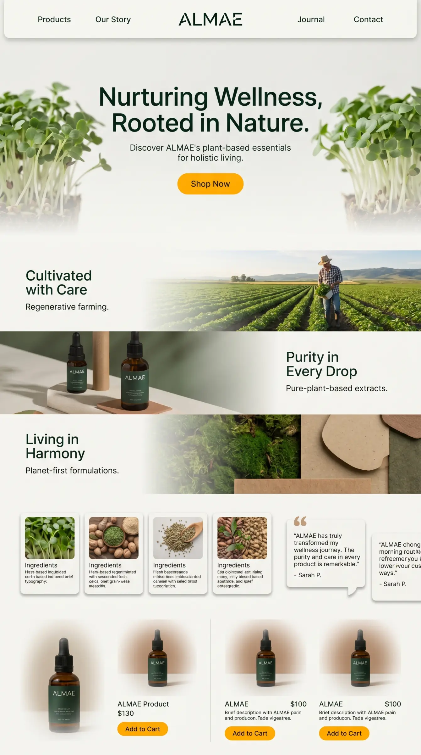 Main Landing Page
