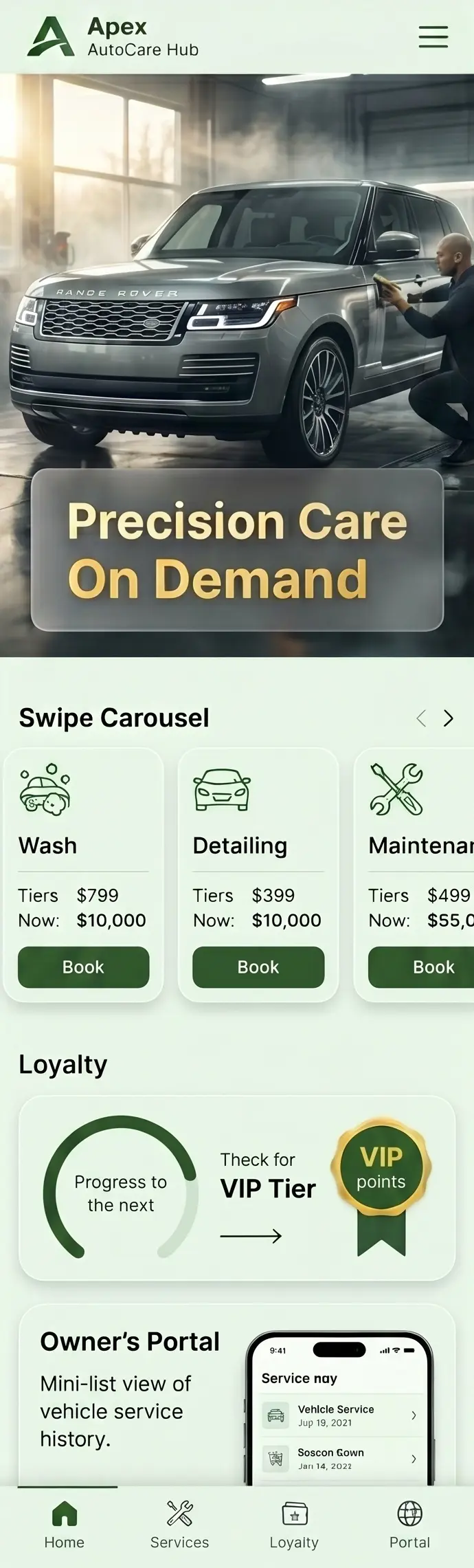 Mobile Landing Page