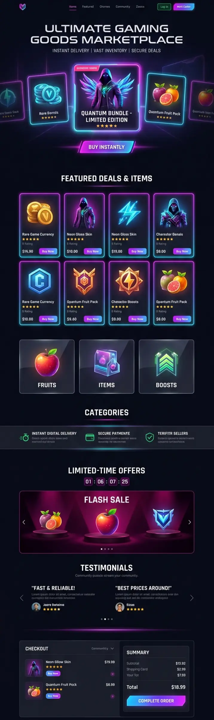 Main Landing Page
