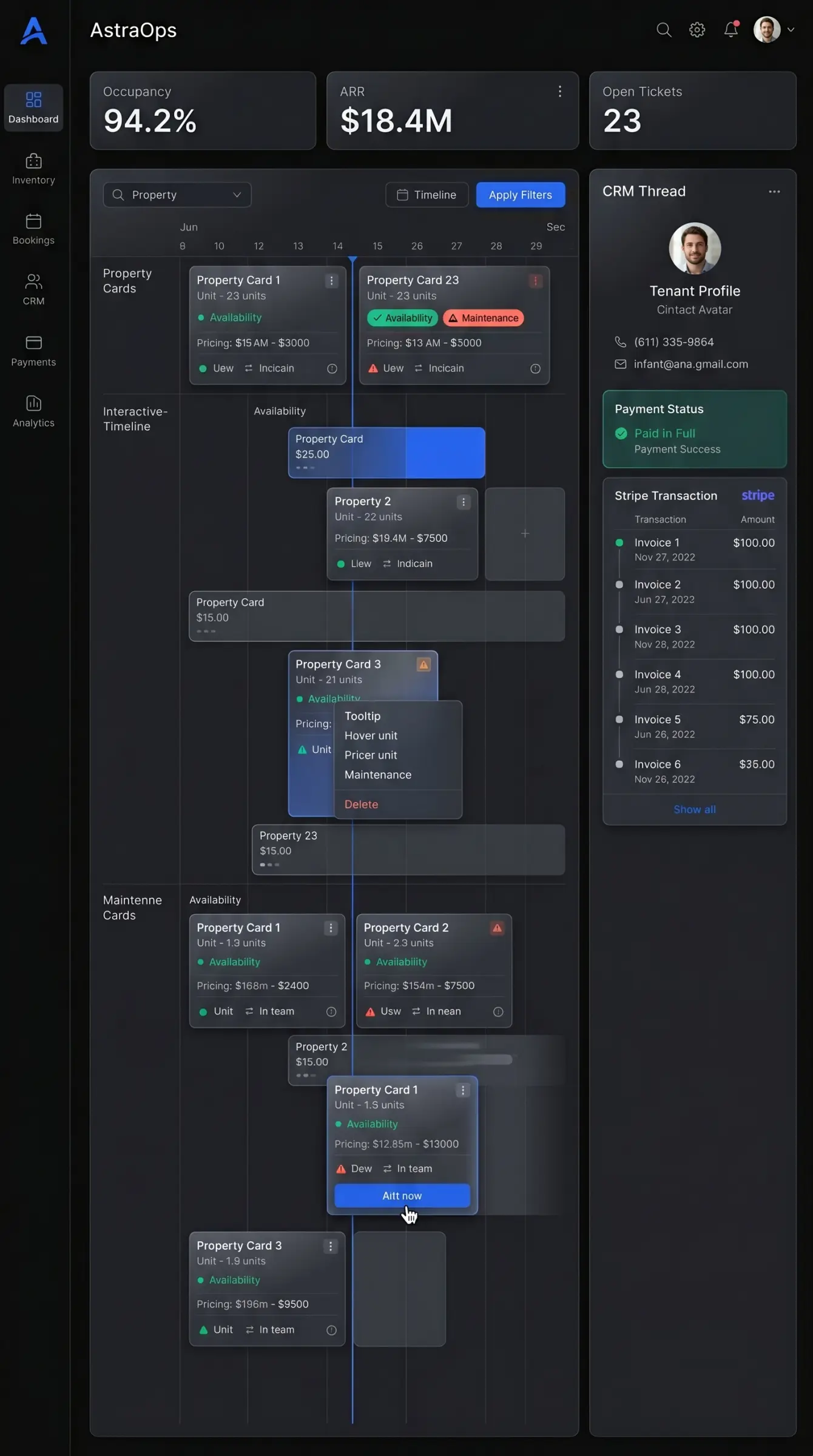 Main Landing Page