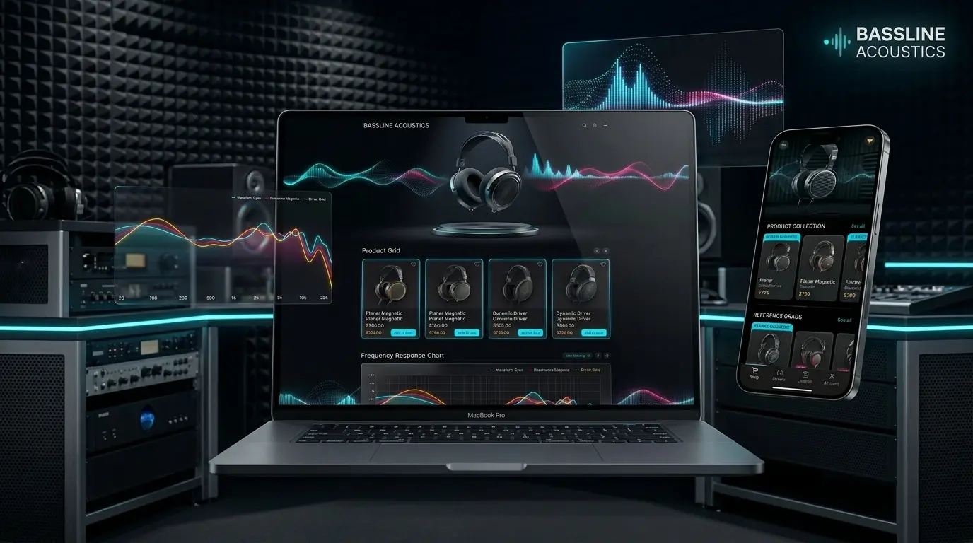 Bassline Acoustics — project preview