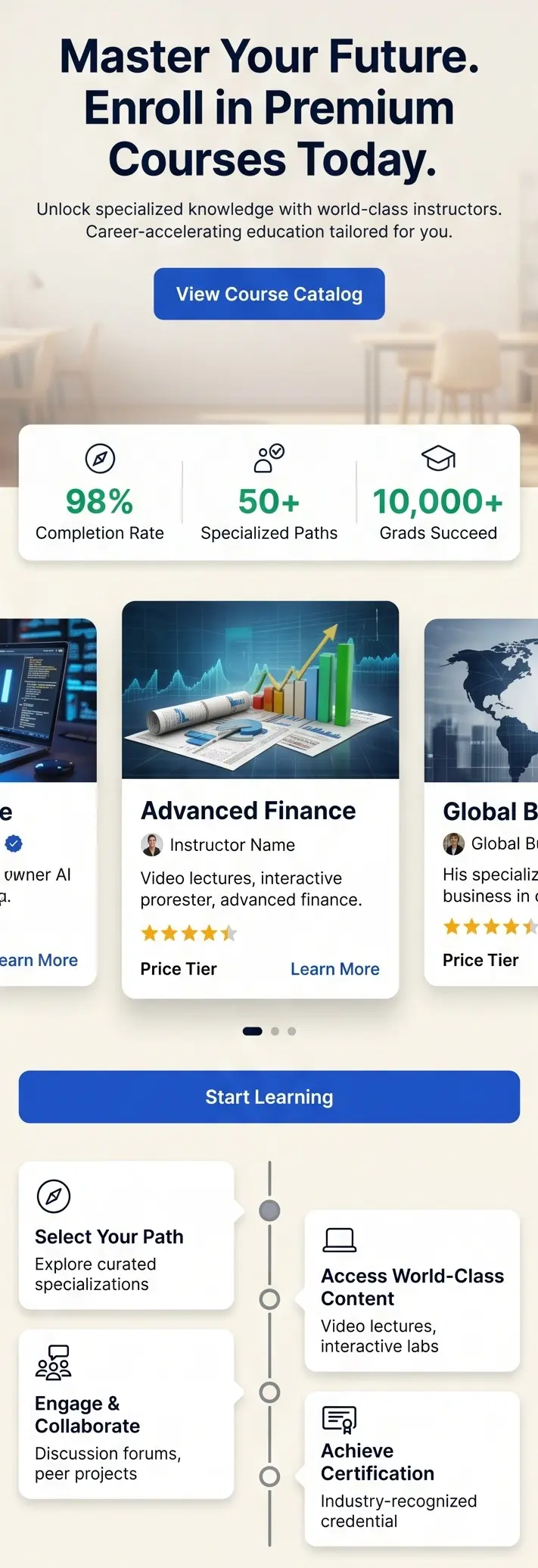 Mobile Landing Page