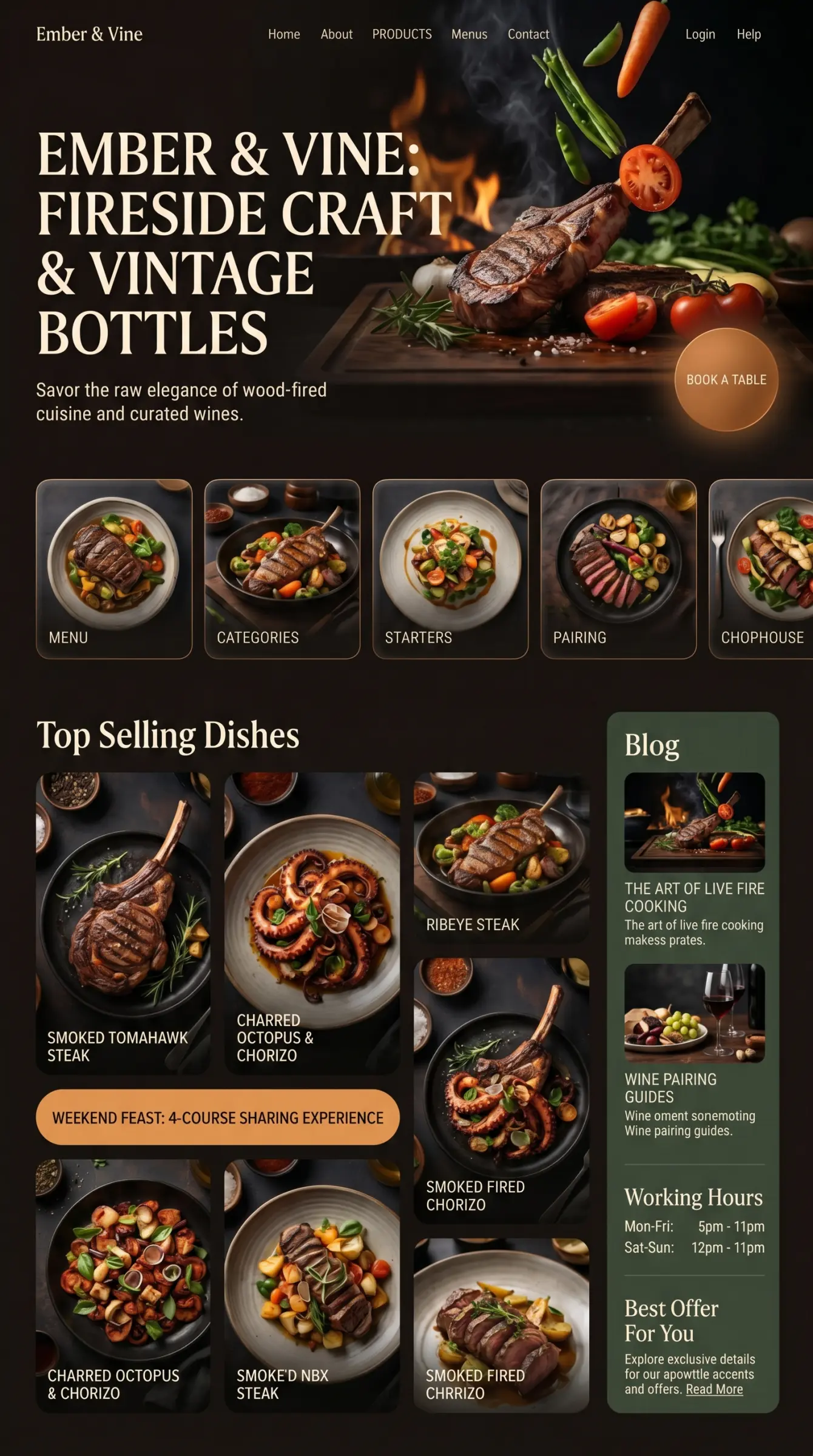 Main Landing Page