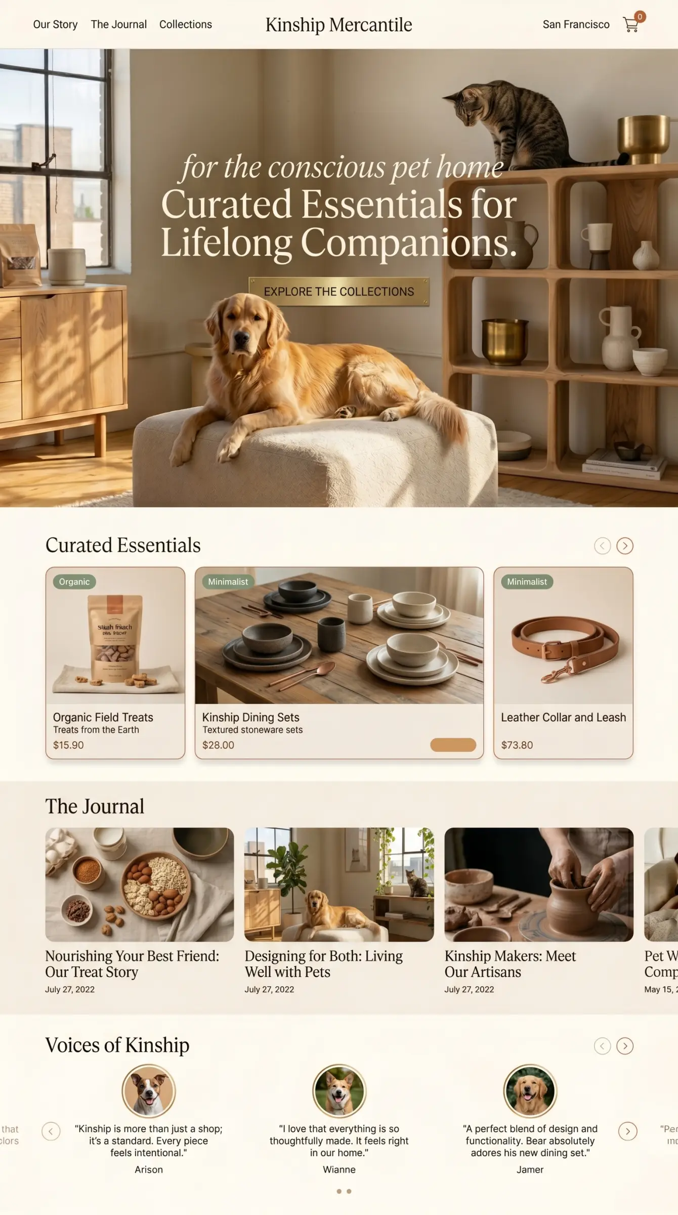 Main Landing Page