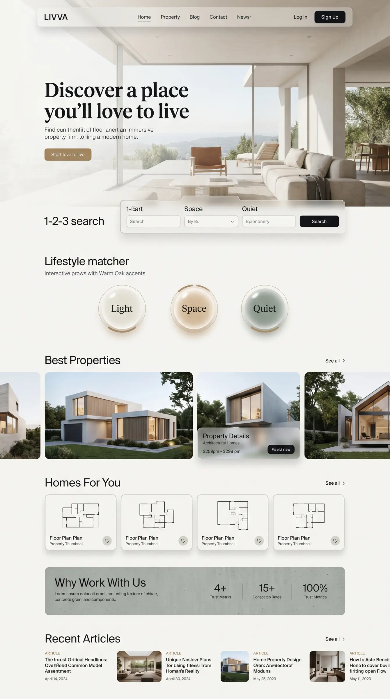 Main Landing Page