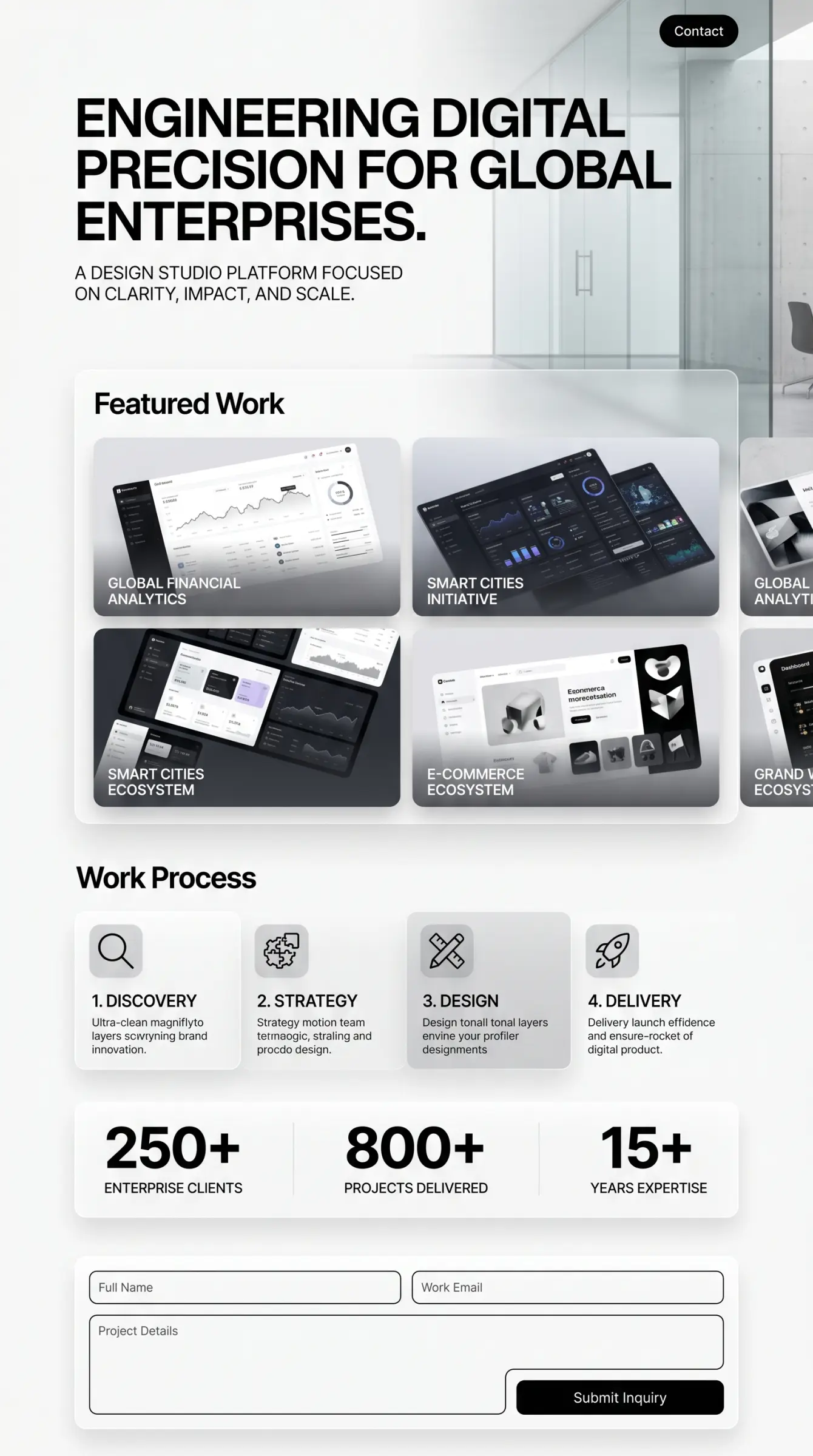 Main Landing Page