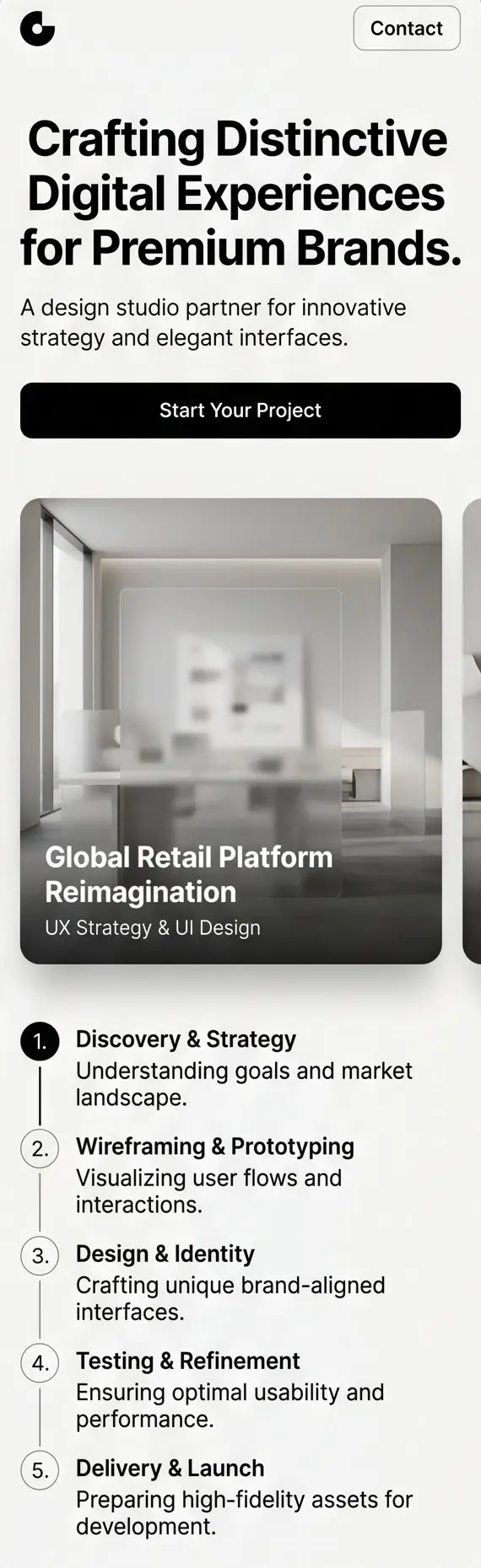 Mobile Landing Page