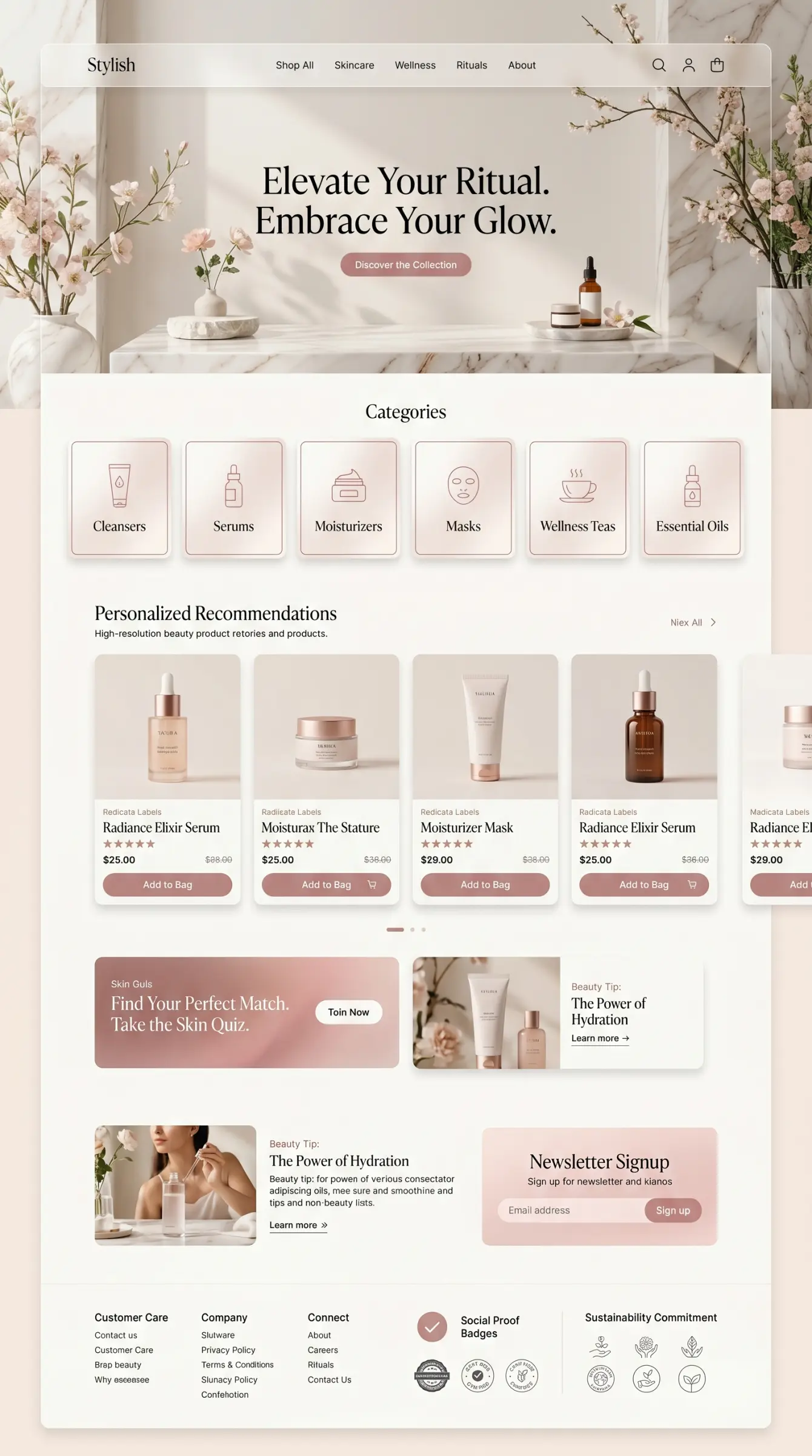 Main Landing Page