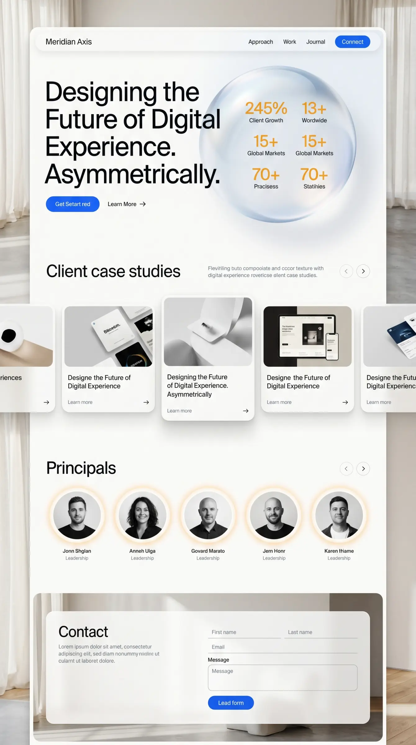 Main Landing Page