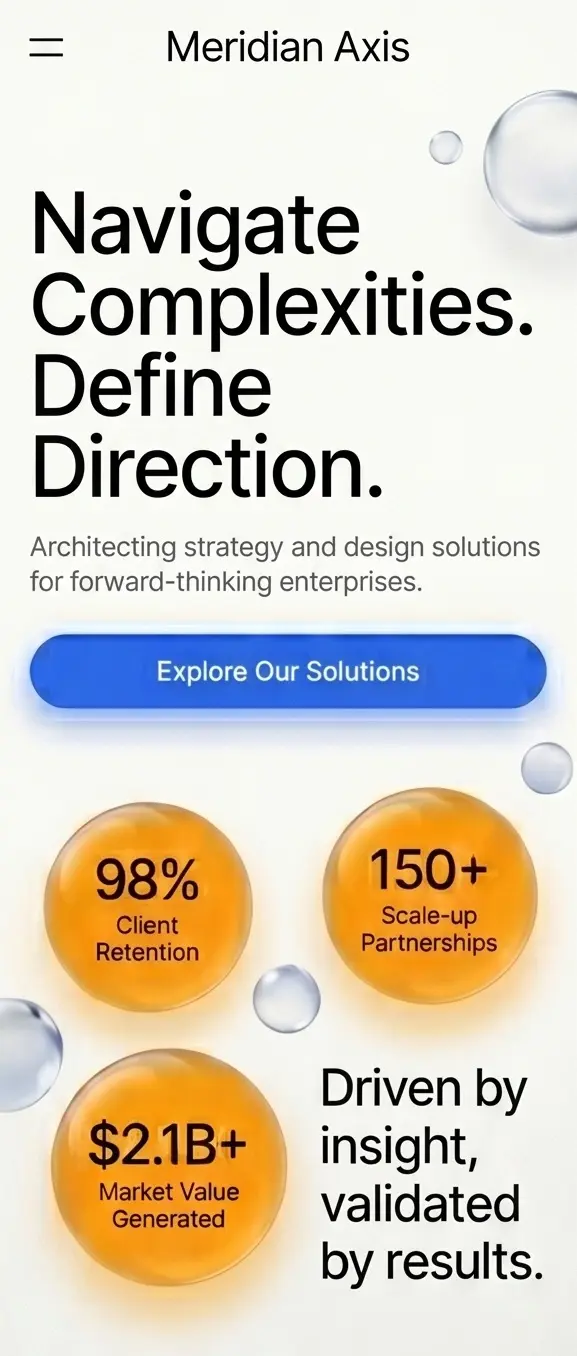 Mobile Landing Page