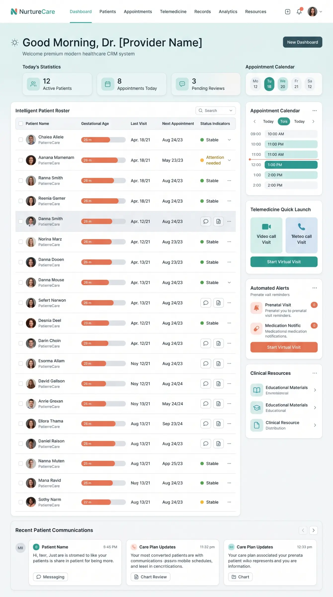 Main Landing Page