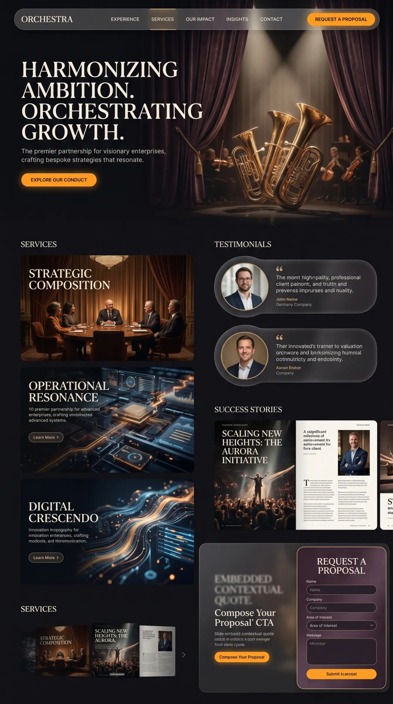 Main Landing Page