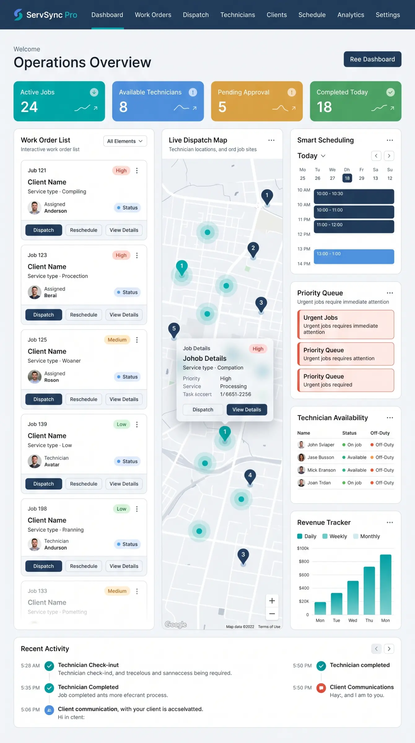 Main Landing Page