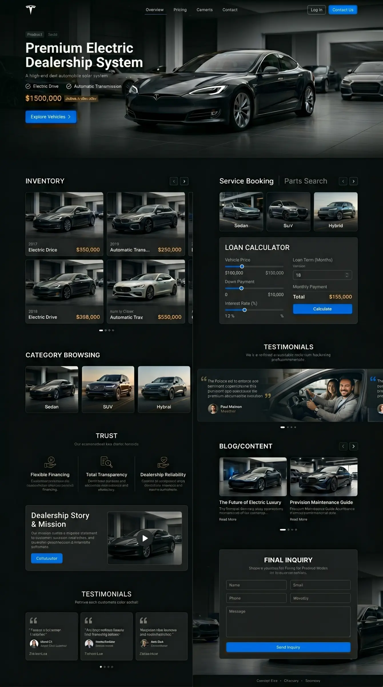 Mobile Landing Page