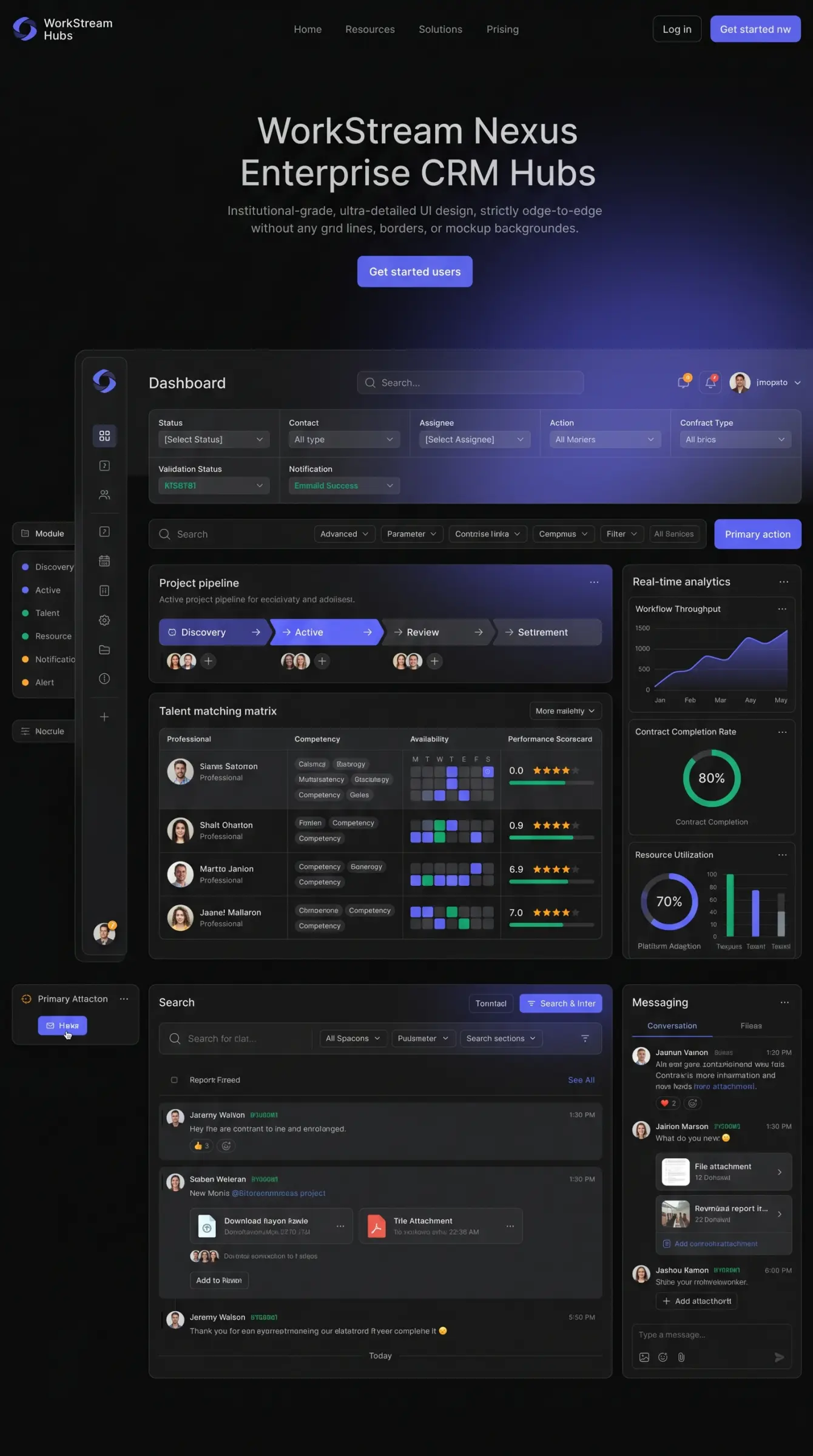 Main Landing Page