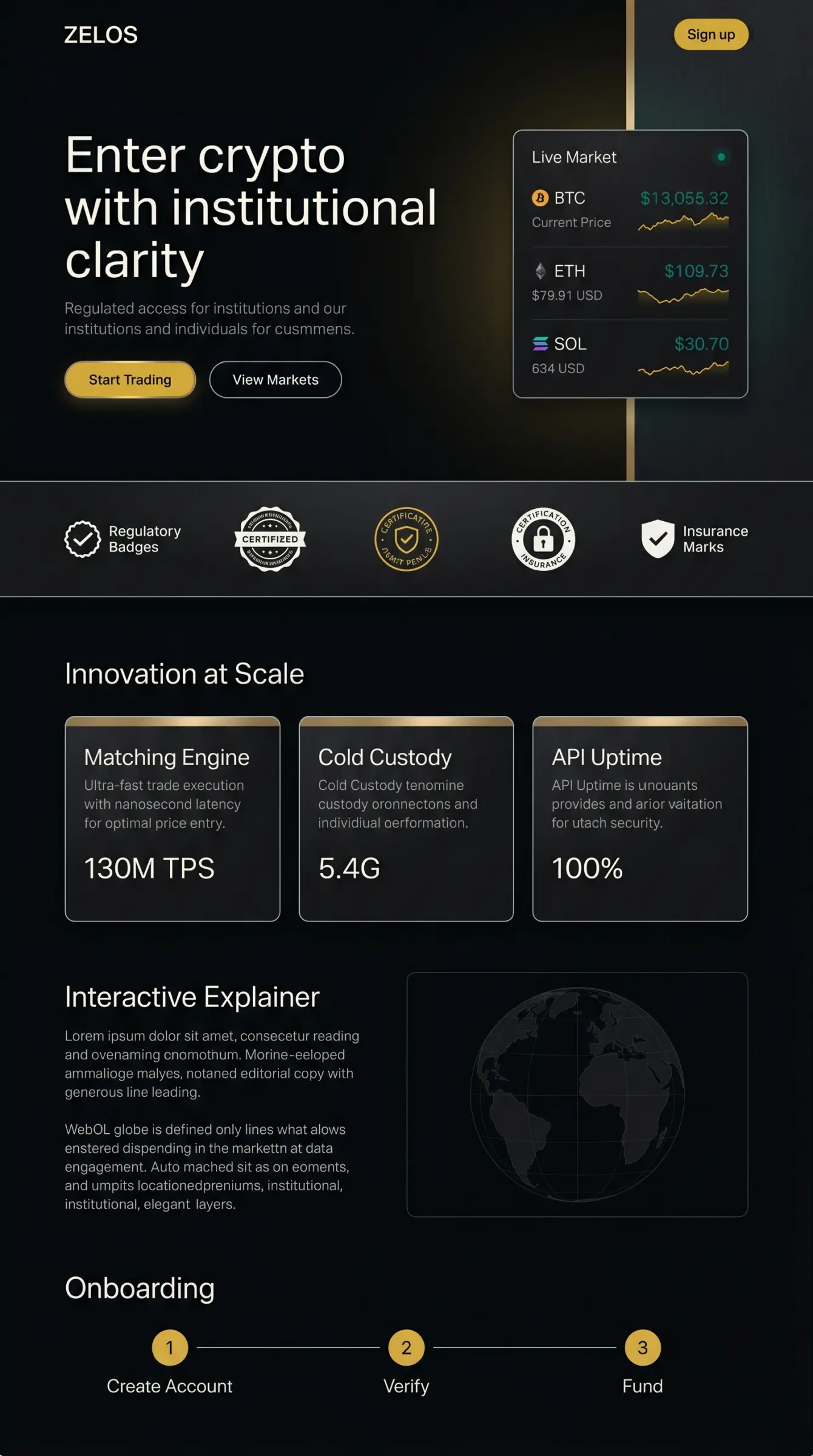 Main Landing Page